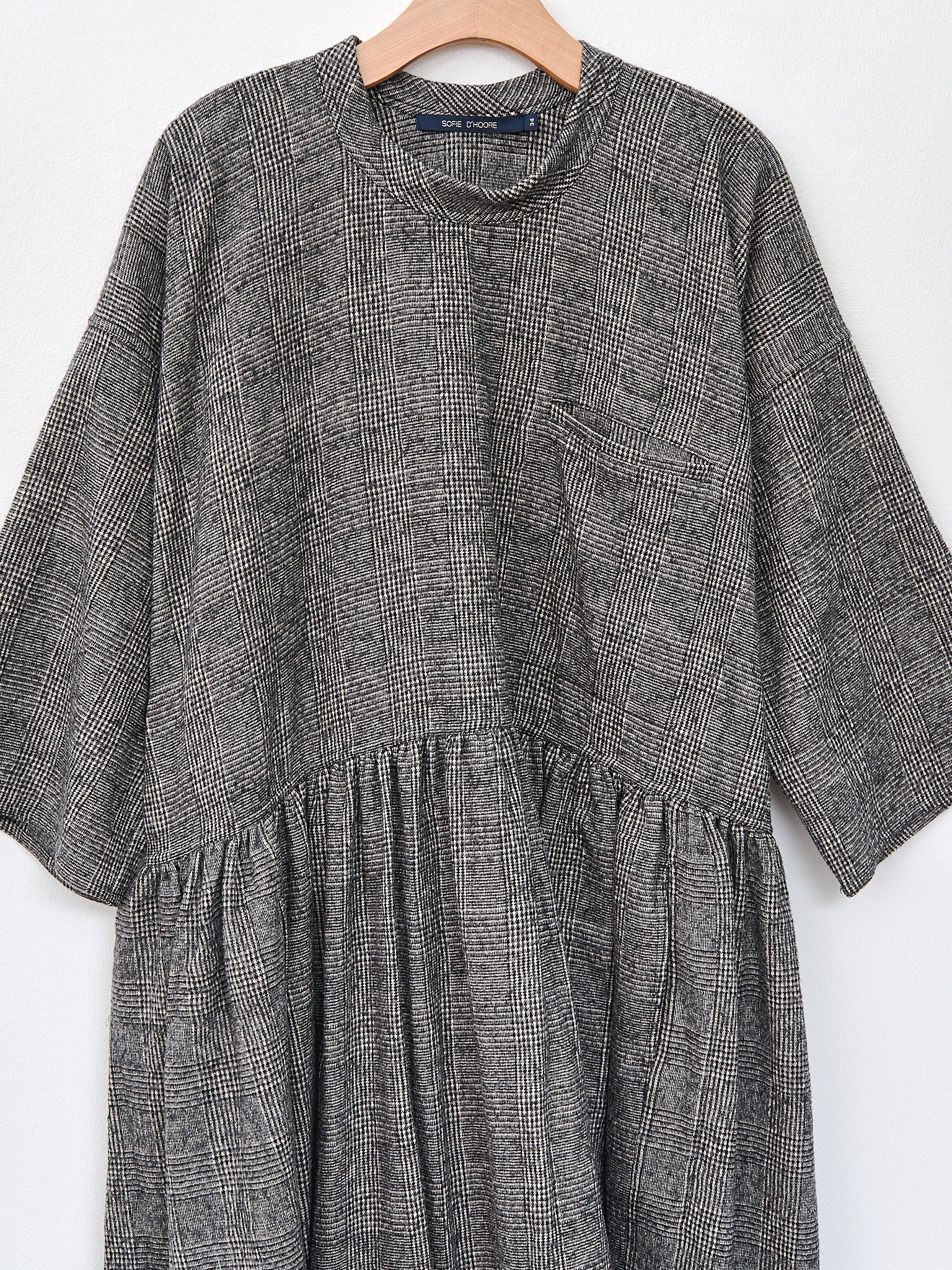 Delos Dress - Prince of Wales Gray - 4