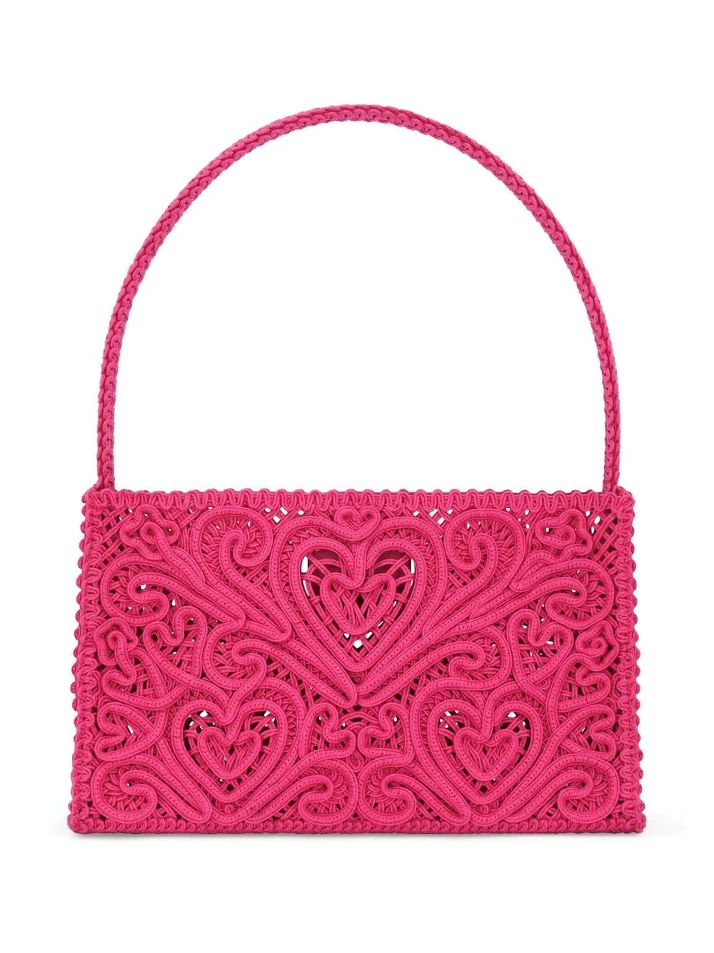 cordonetto lace shoulder bag - 3