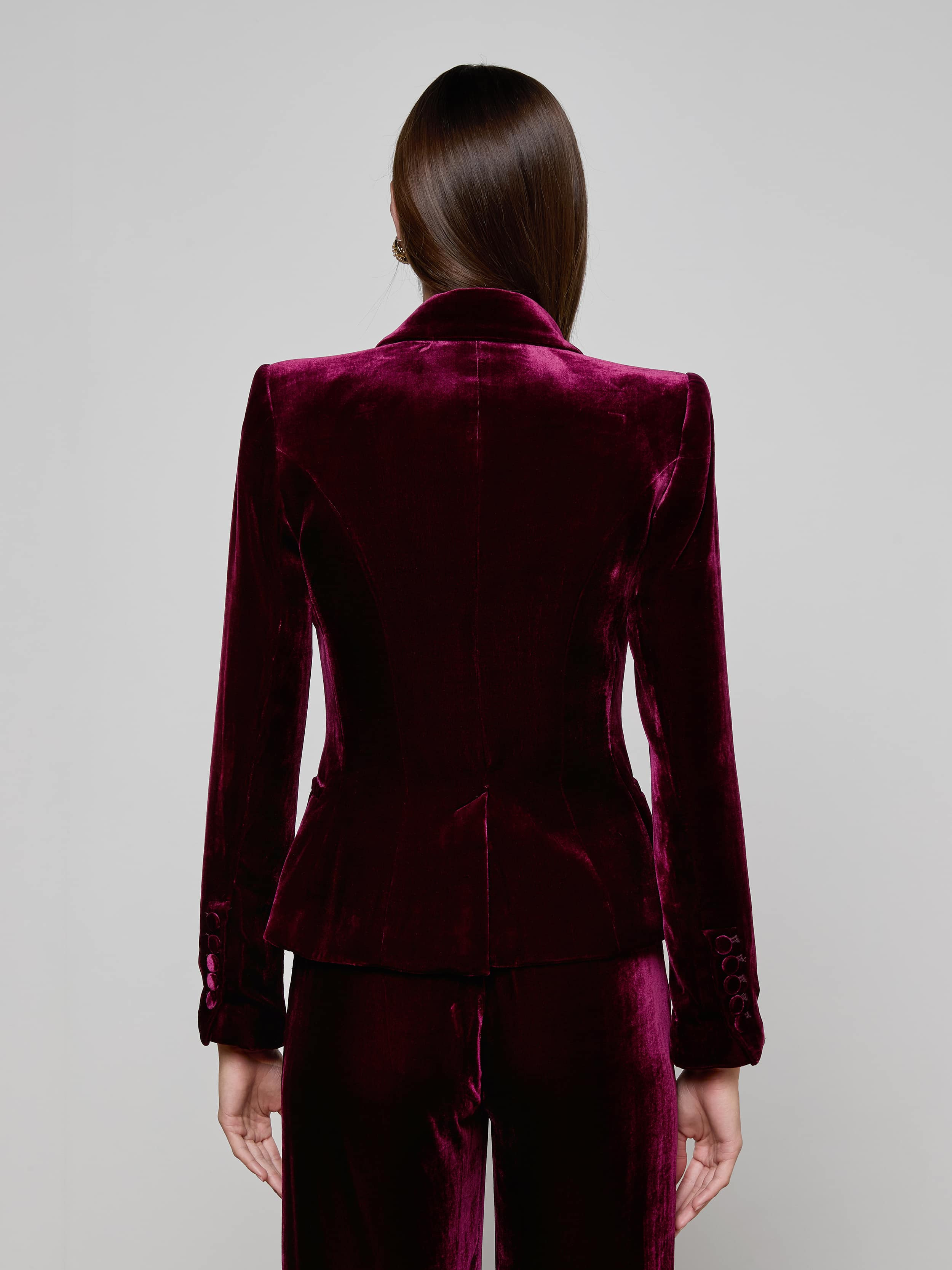 Marie Velvet Blazer - 5