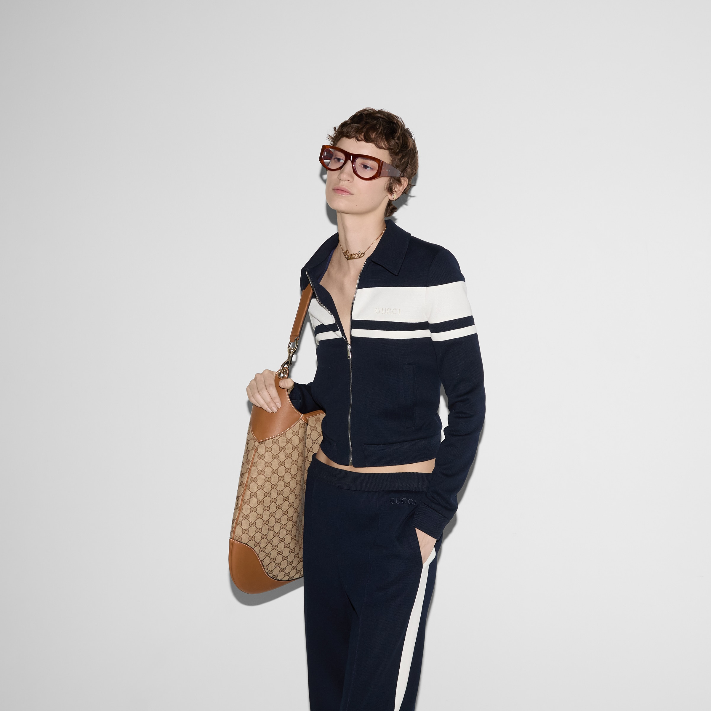 Cotton jersey jacket with embroidery - 6