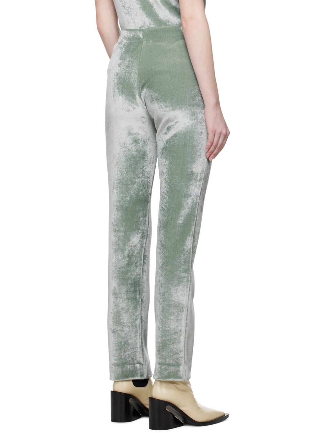 Blue Palazzo Trousers - 3