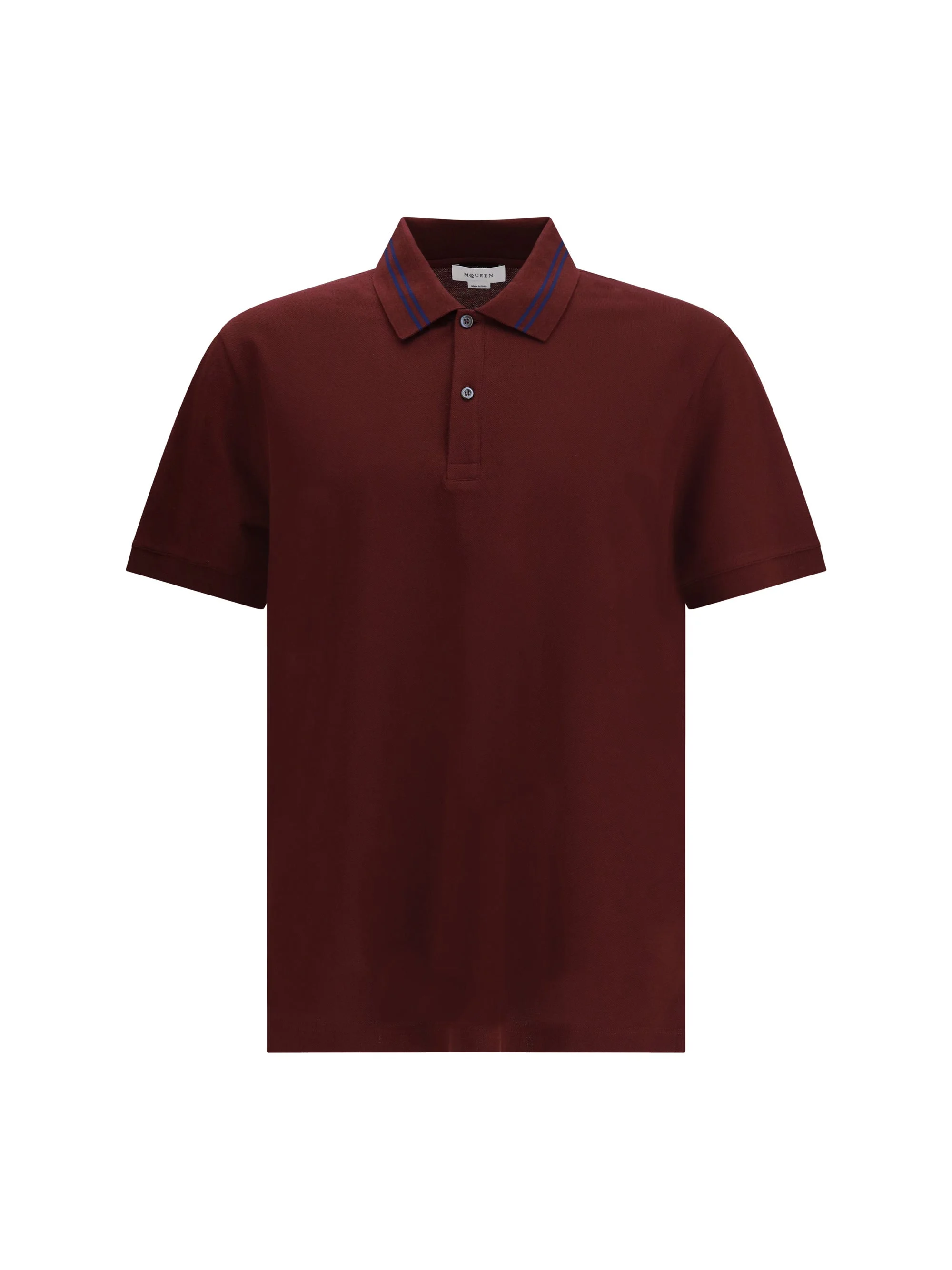 Alexander Mcqueen Men Jacquard Collar Polo - 1