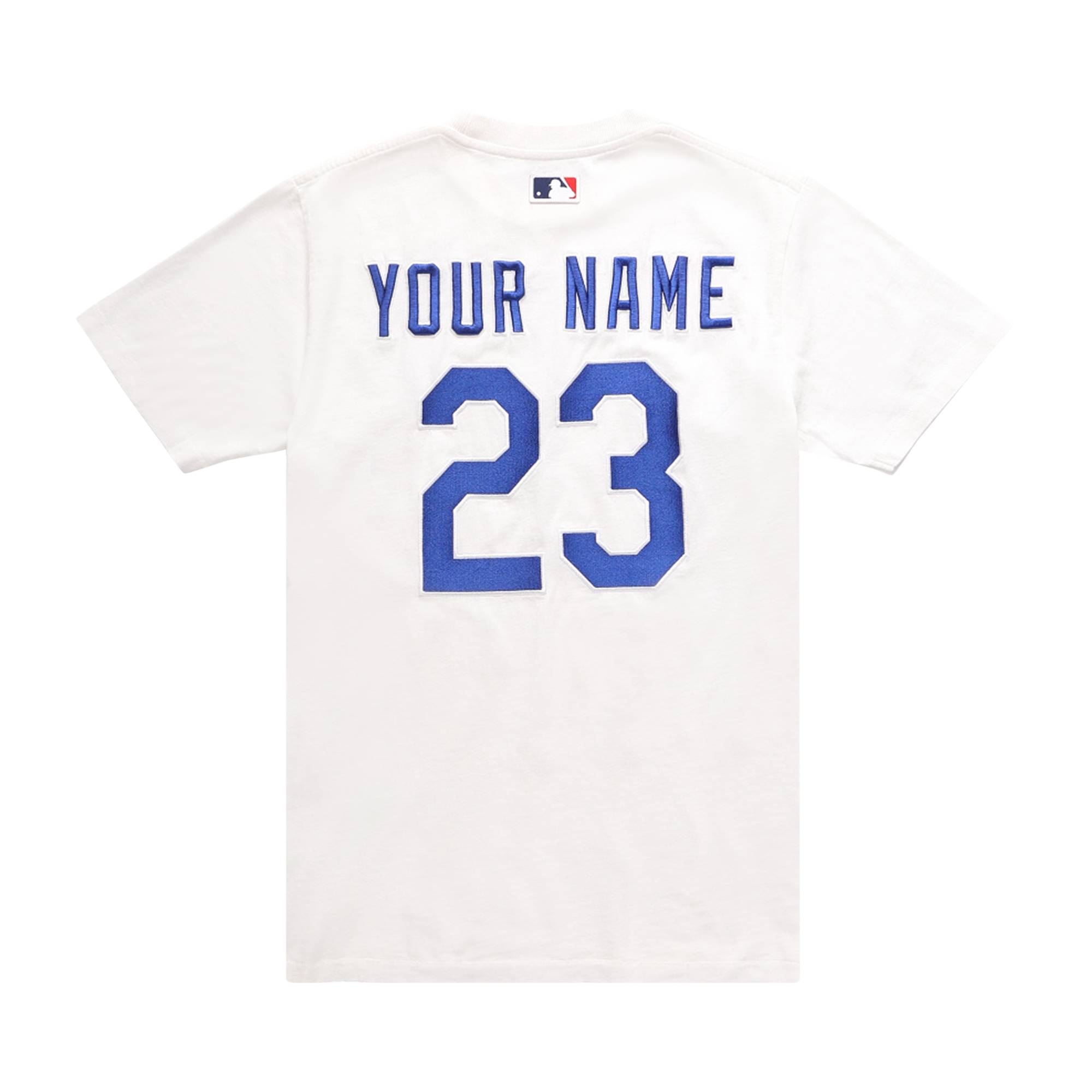Off-White x MLB Los Angeles Dodgers Tee 'Cream/Blue' - 2