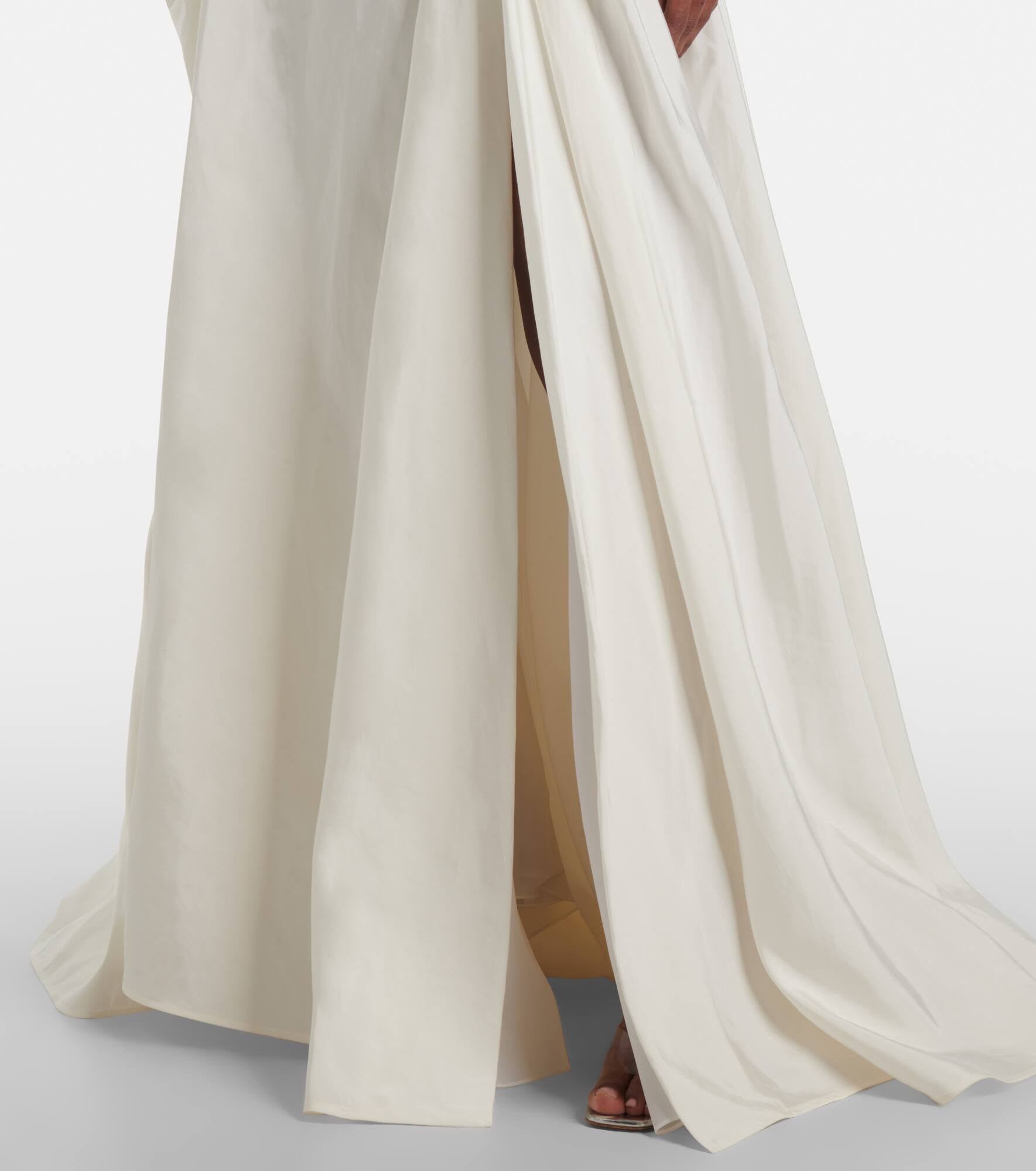 Bridal Tabitha off-shoulder faille gown - 5
