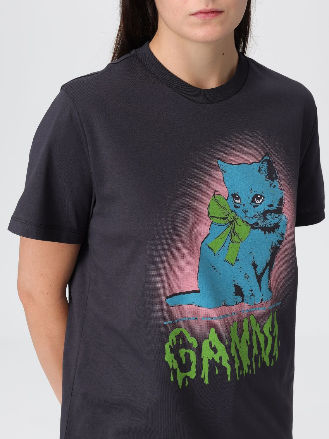 T-shirt woman Ganni - 3