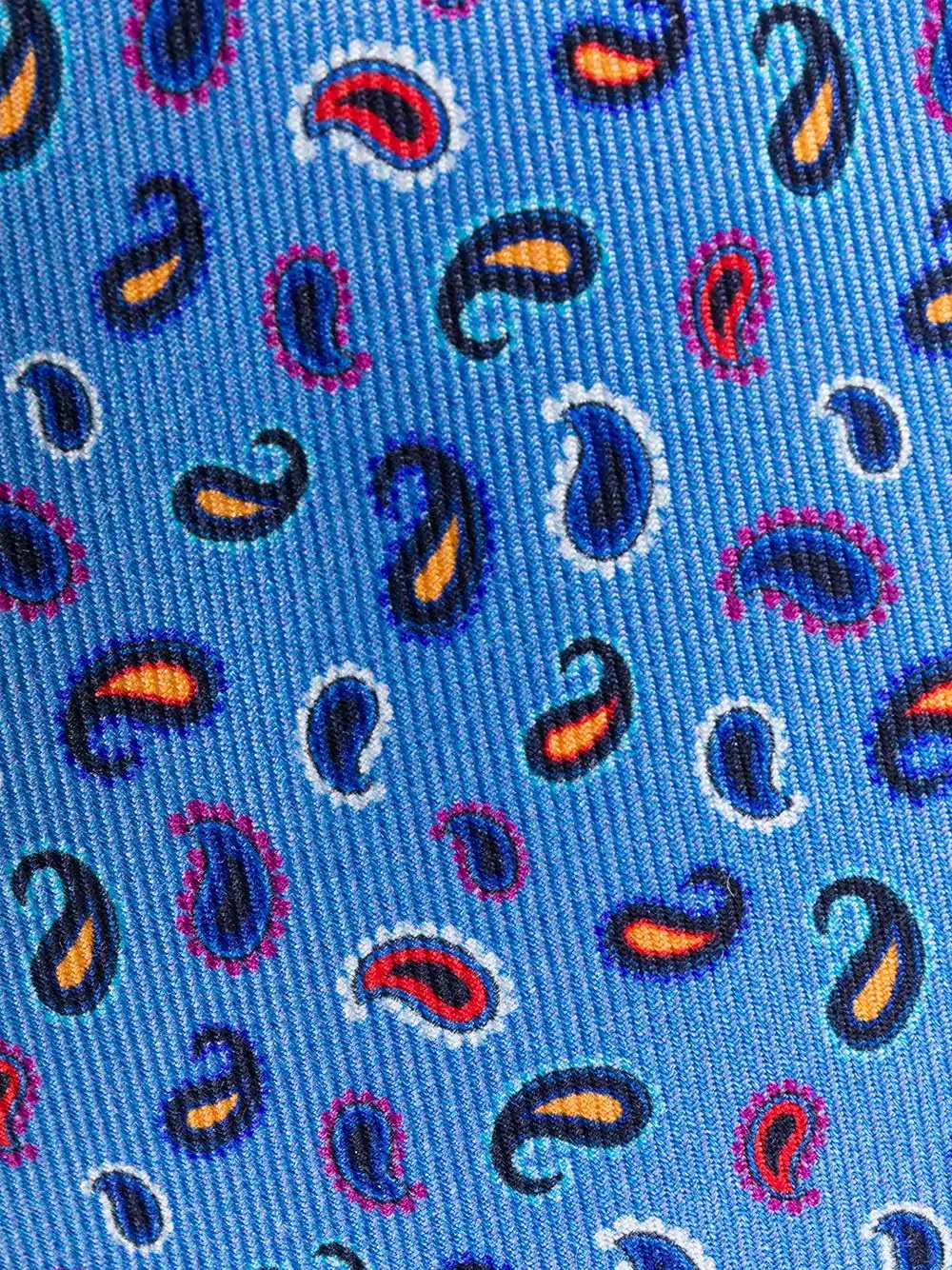 Micro paisley-print silk tie - 2