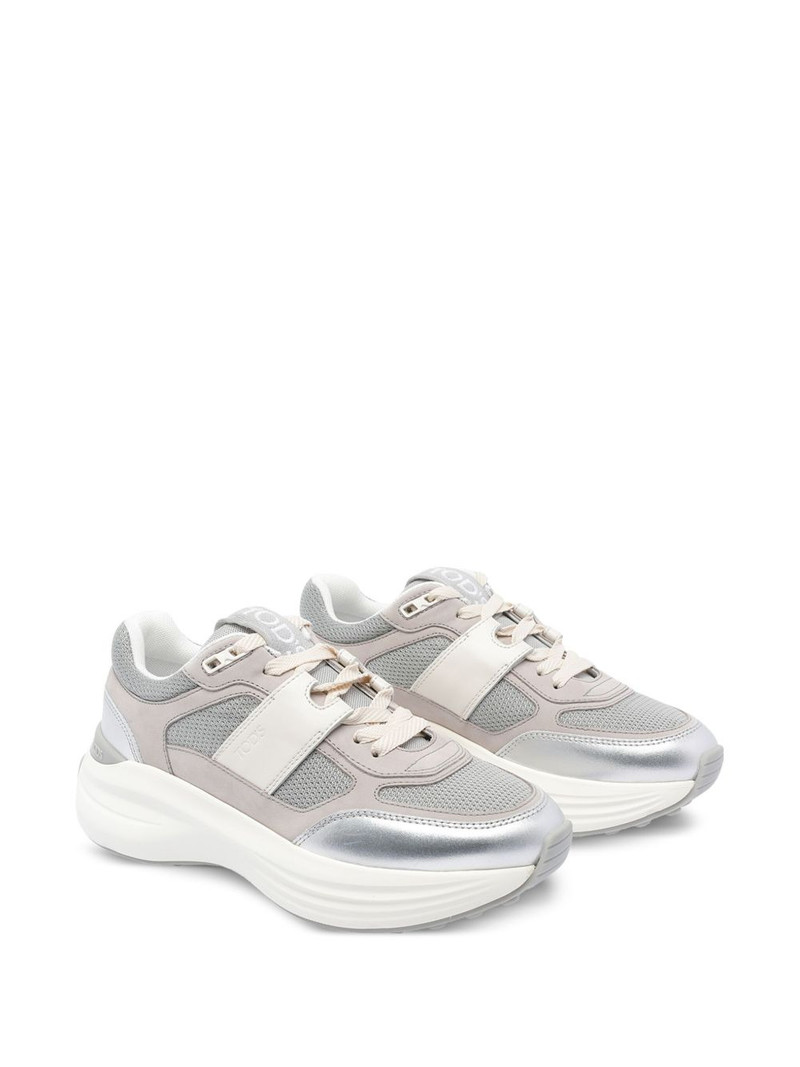 Tod's lace-up platform sneakers outlook