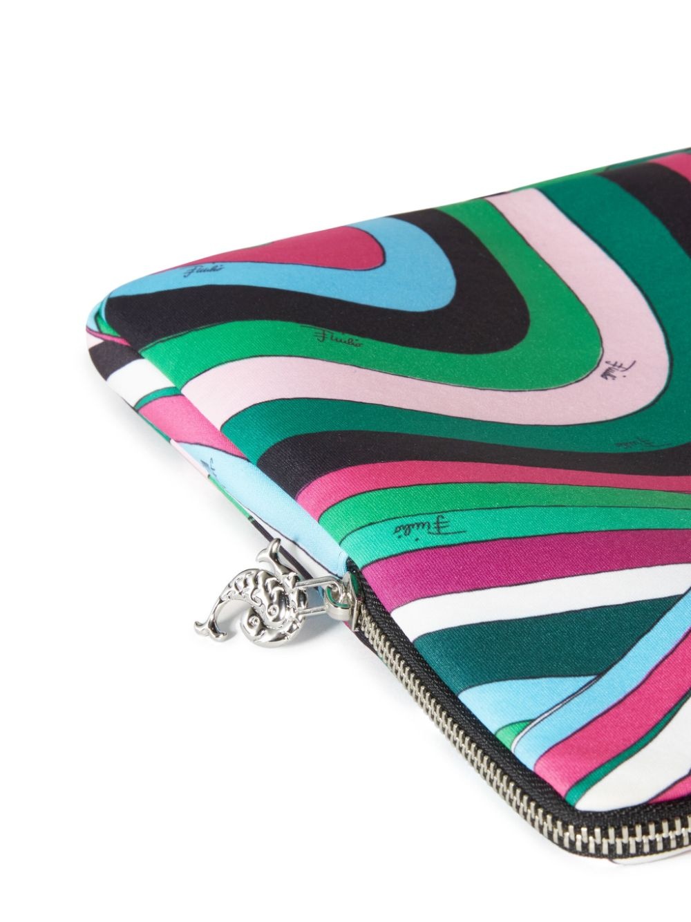 Marmo-print laptop case - 3