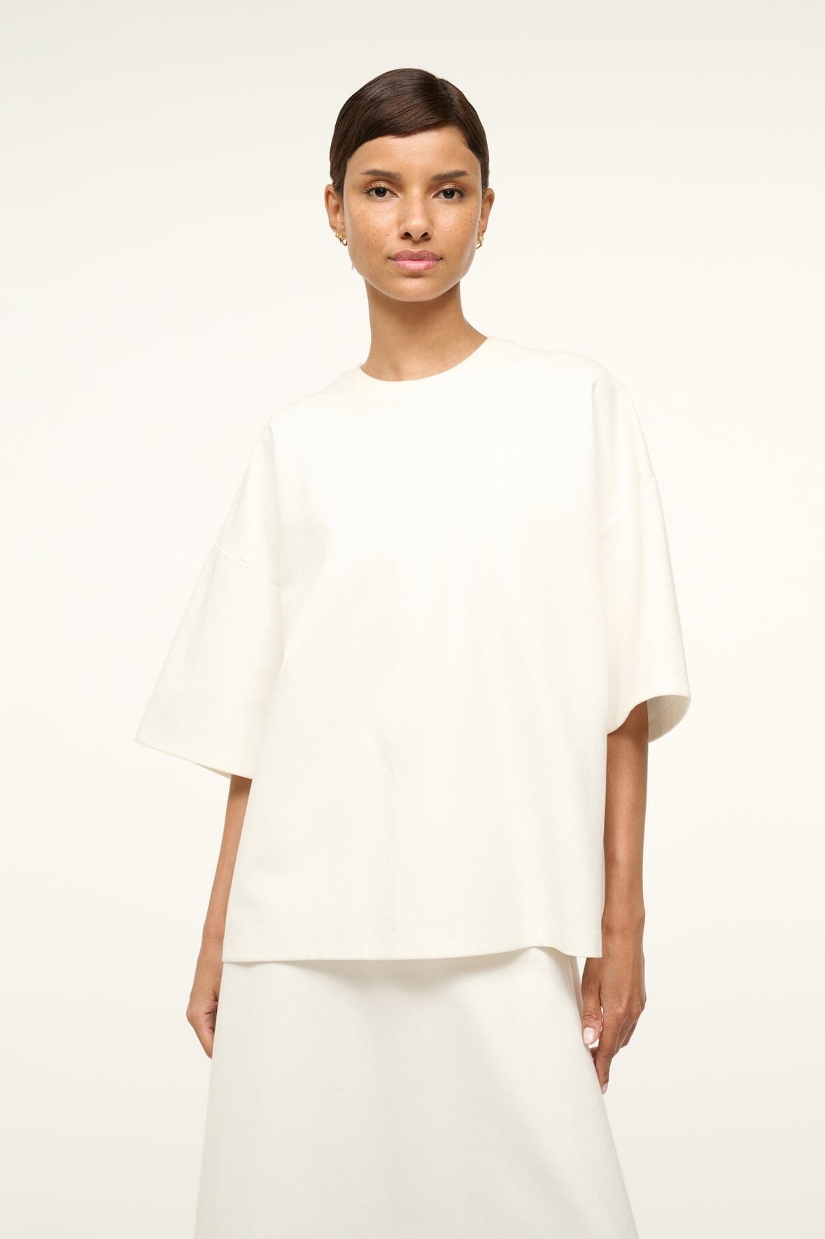 STAUD CAPSULE TOP IVORY - 2