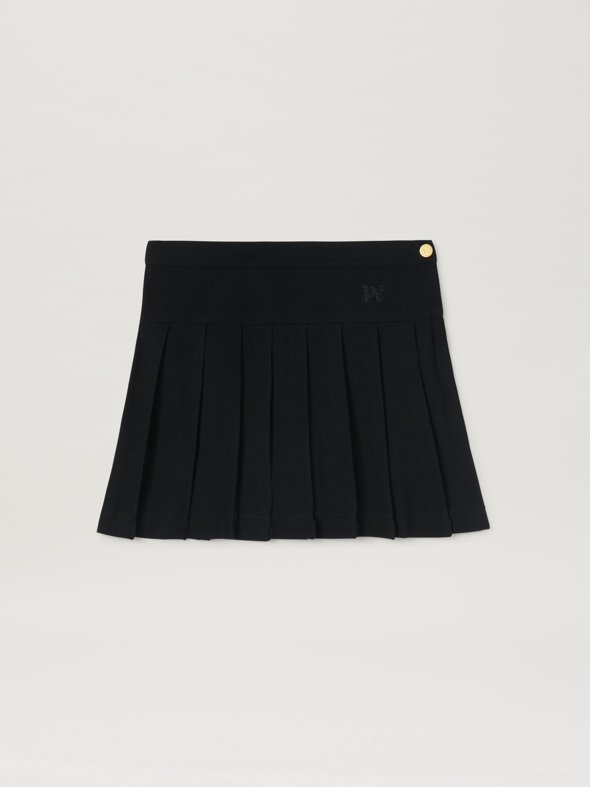 Monogram Pleated Skirt - 1