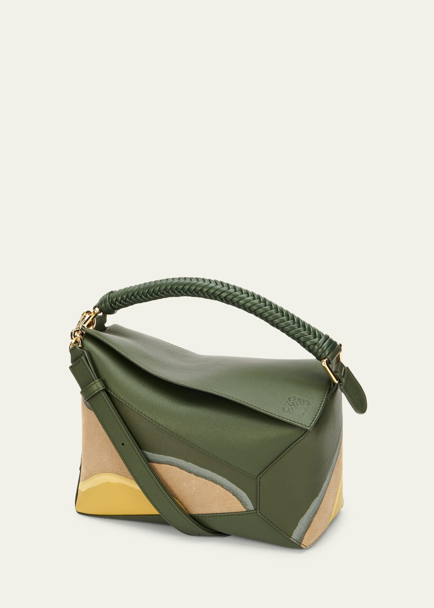 Puzzle Edge Small Top-Handle Bag in Nappa Leather - 2