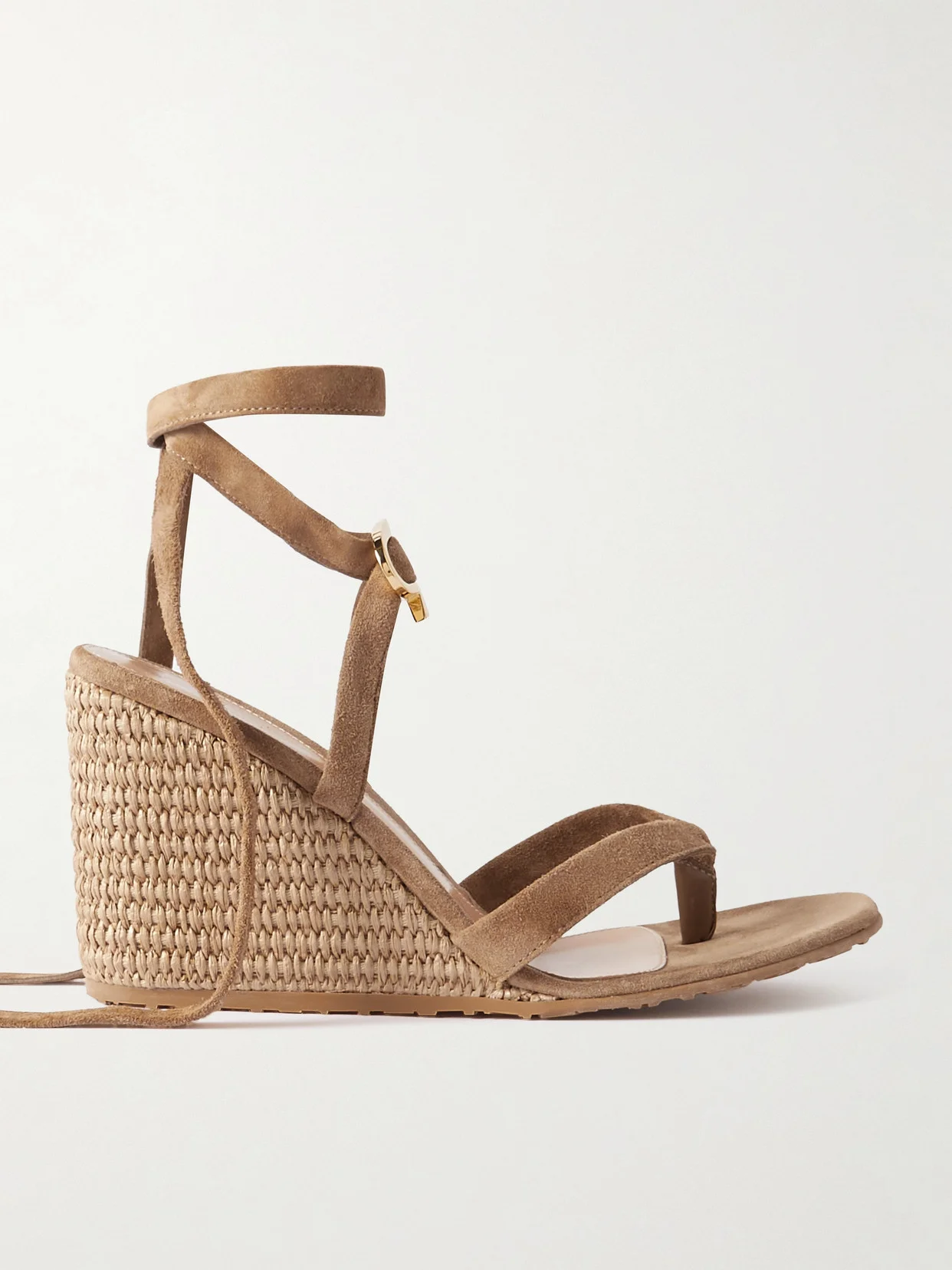 Oleg 85 Suede Wedge Sandals - 1
