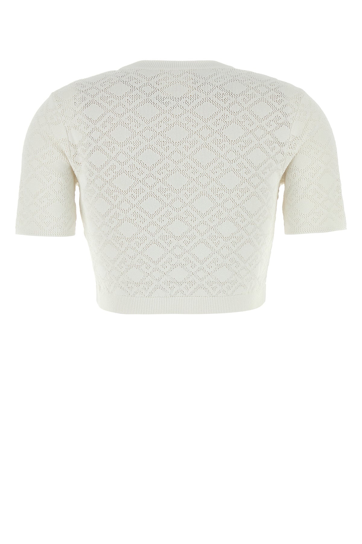 White viscose blend sweater - 2