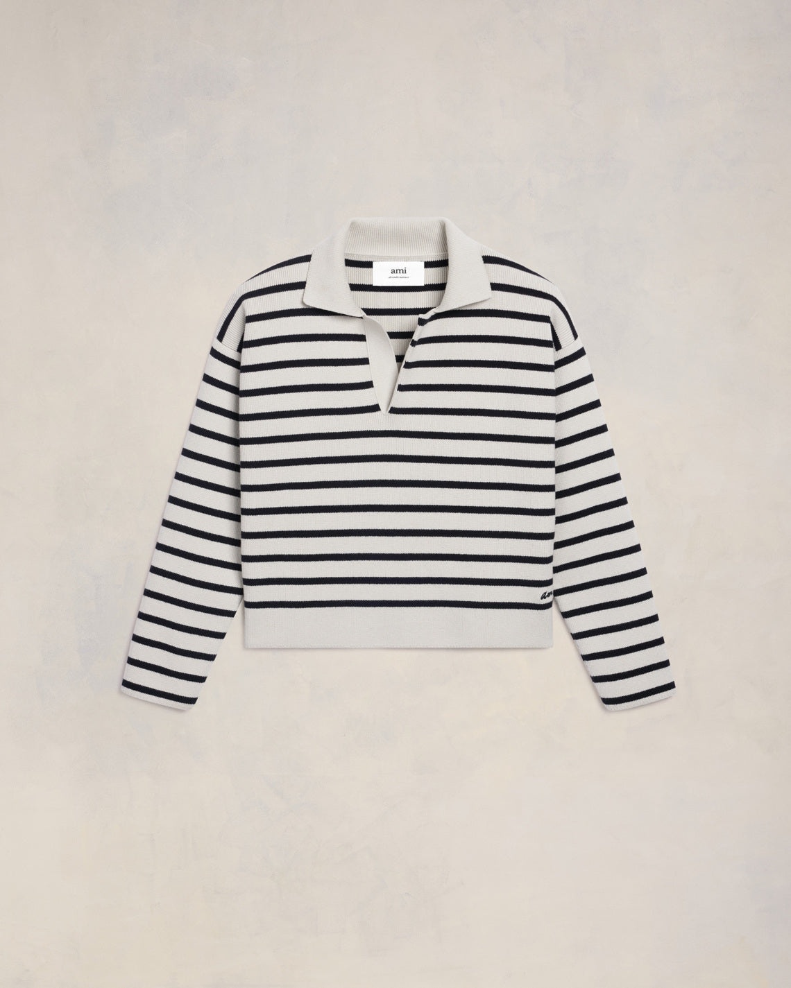 AMI EMBROIDERY SAILOR POLO - 1