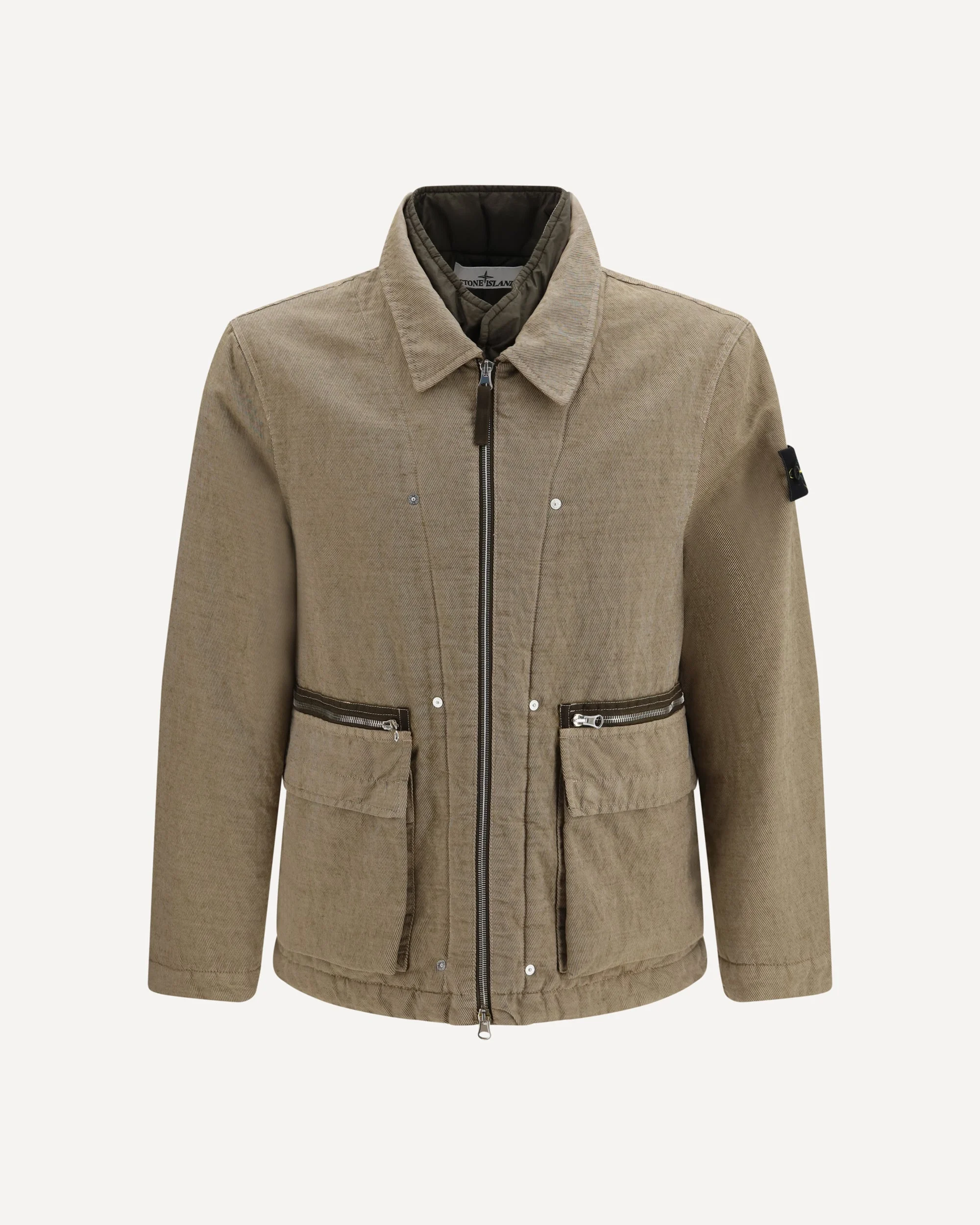 Padded cotton and wool-blend Jacket - 1
