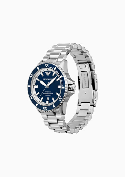 EMPORIO ARMANI Sea Explorer Automatic Stainless Steel Watch outlook