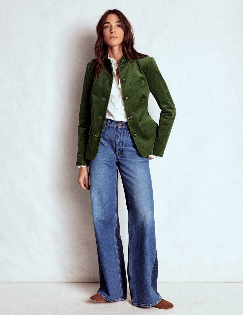 Military Cord Jacket-Fern 5