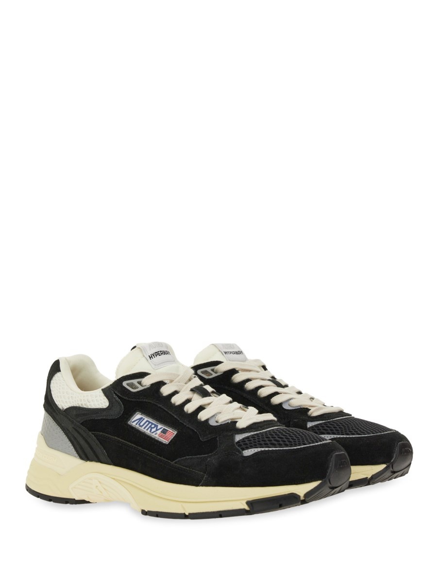 HYPERWAY MESH AND SUEDE SNEAKER - 2