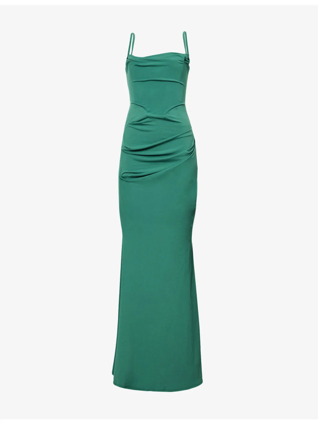Milena sleeveless stretch-crepe maxi dress - 1