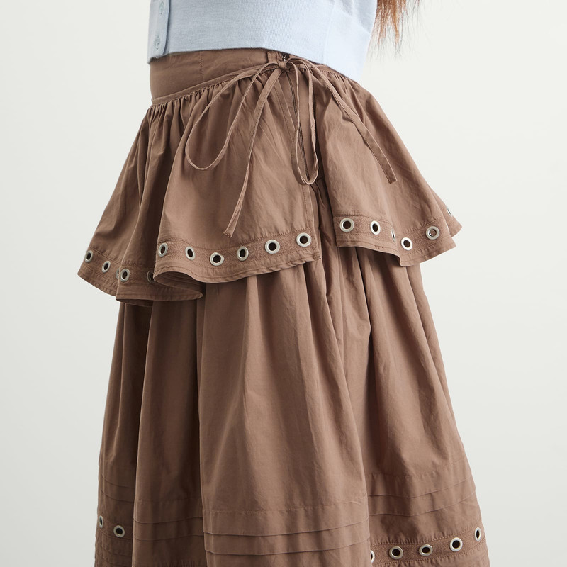 Damson Madder Anika Eyelet Skirt 5