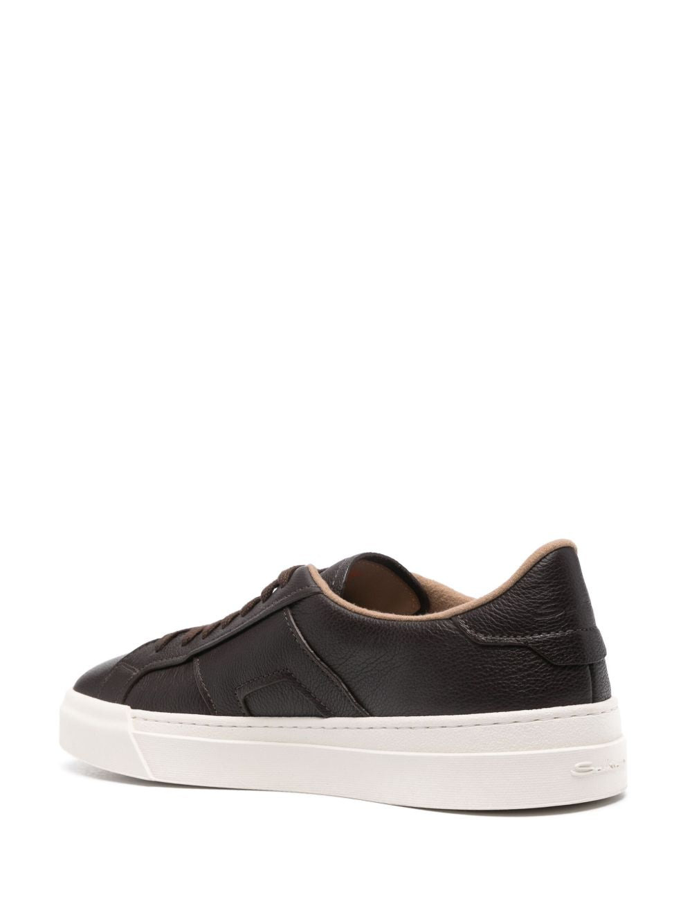 LACE-UP LEATHER SNEAKERS - 4
