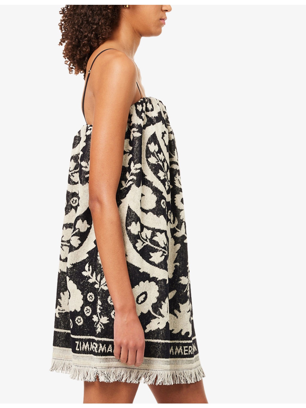 Rhiannon Cotton Towelling Mini Dress - 3