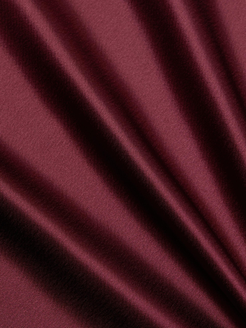 Women's Barb Satin Cowlneck Top - Bordeaux 7