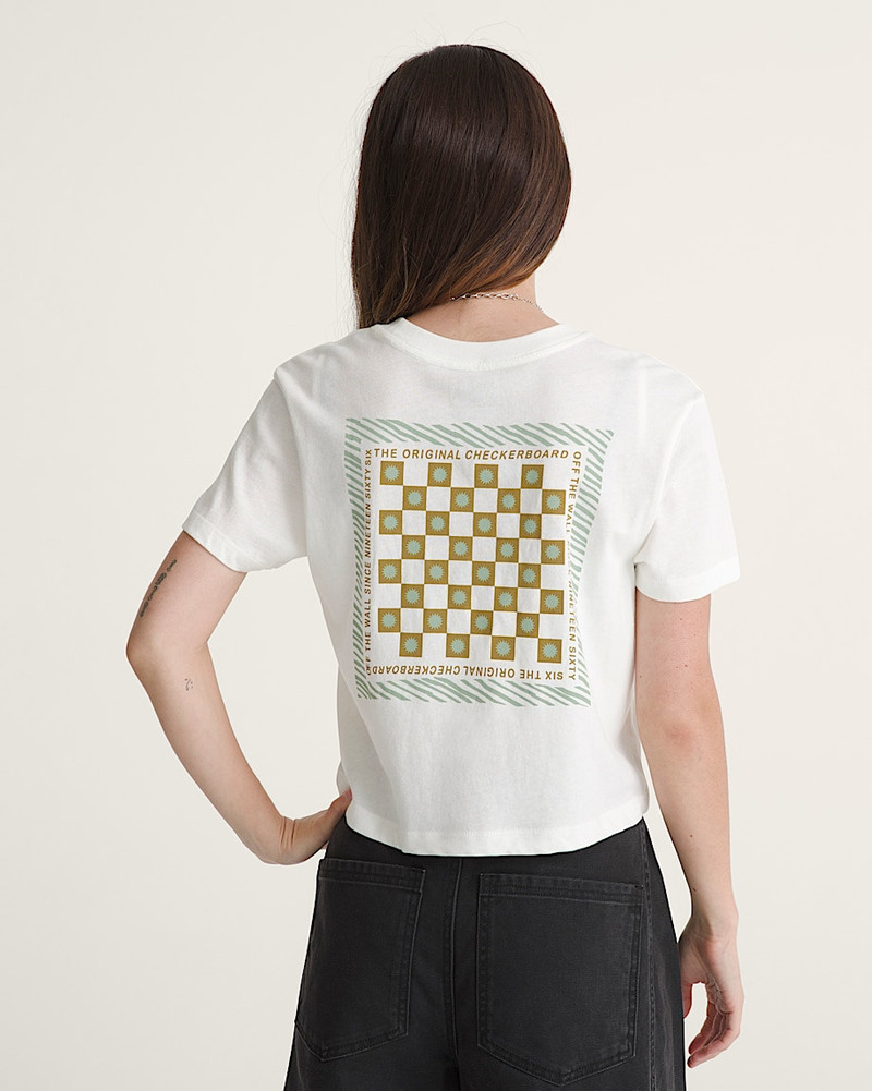Vans Sunny Checkerboard Crop T-Shirt outlook