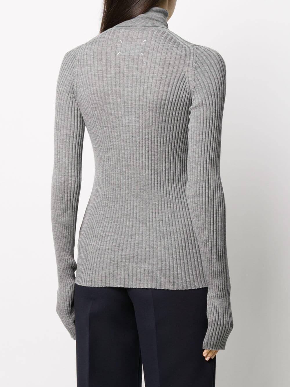 rib-knit jumper - 4