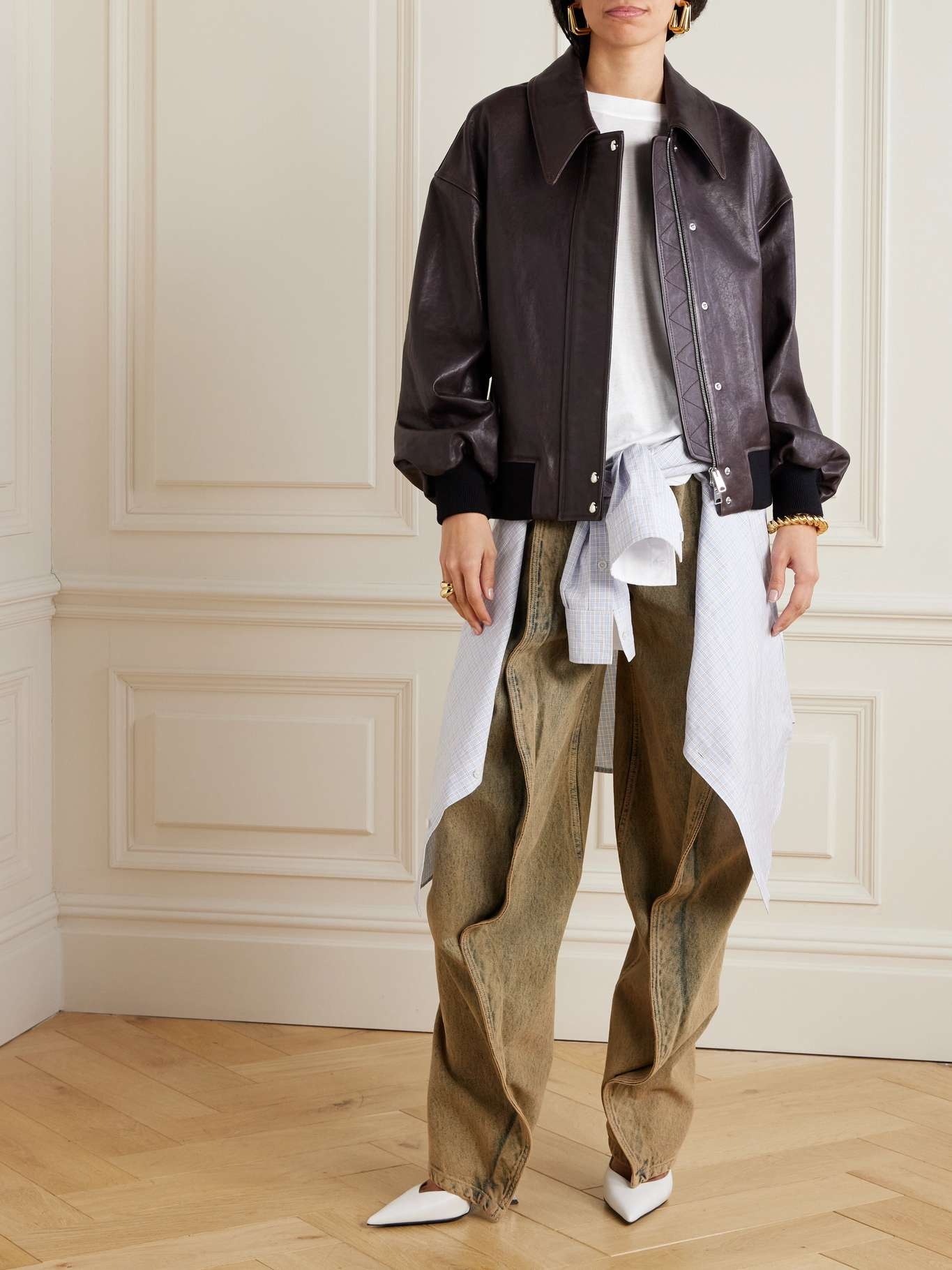 Rick Owens DRKSHDW Walrus paneled cotton-jersey T-shirt Rick Owens DRKSHDW Walrus paneled cotton-jersey T-shirt