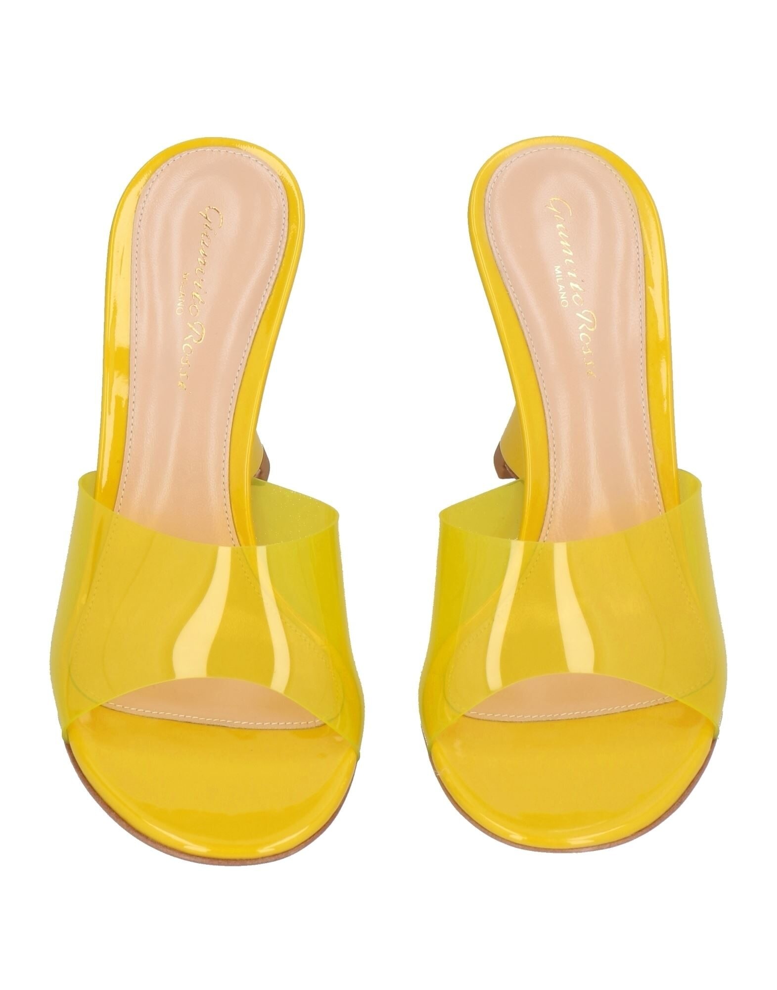 Yellow Women's Sandals - 4