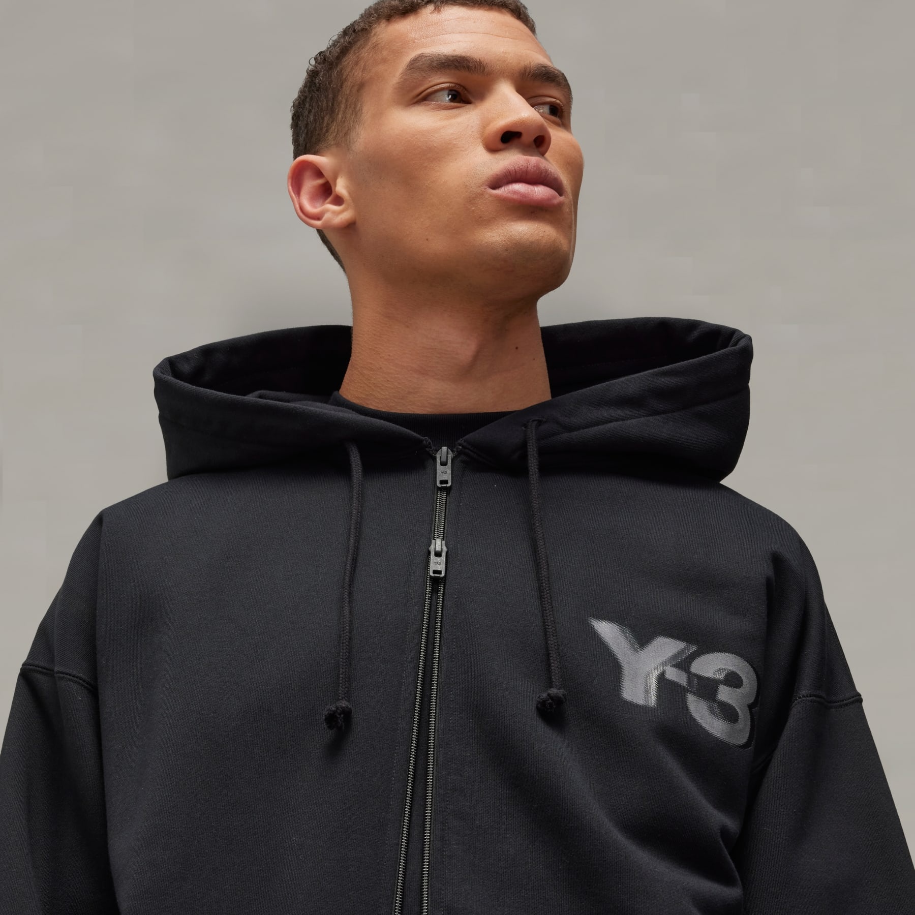 Y-3 Logo Zip Hoodie - 9