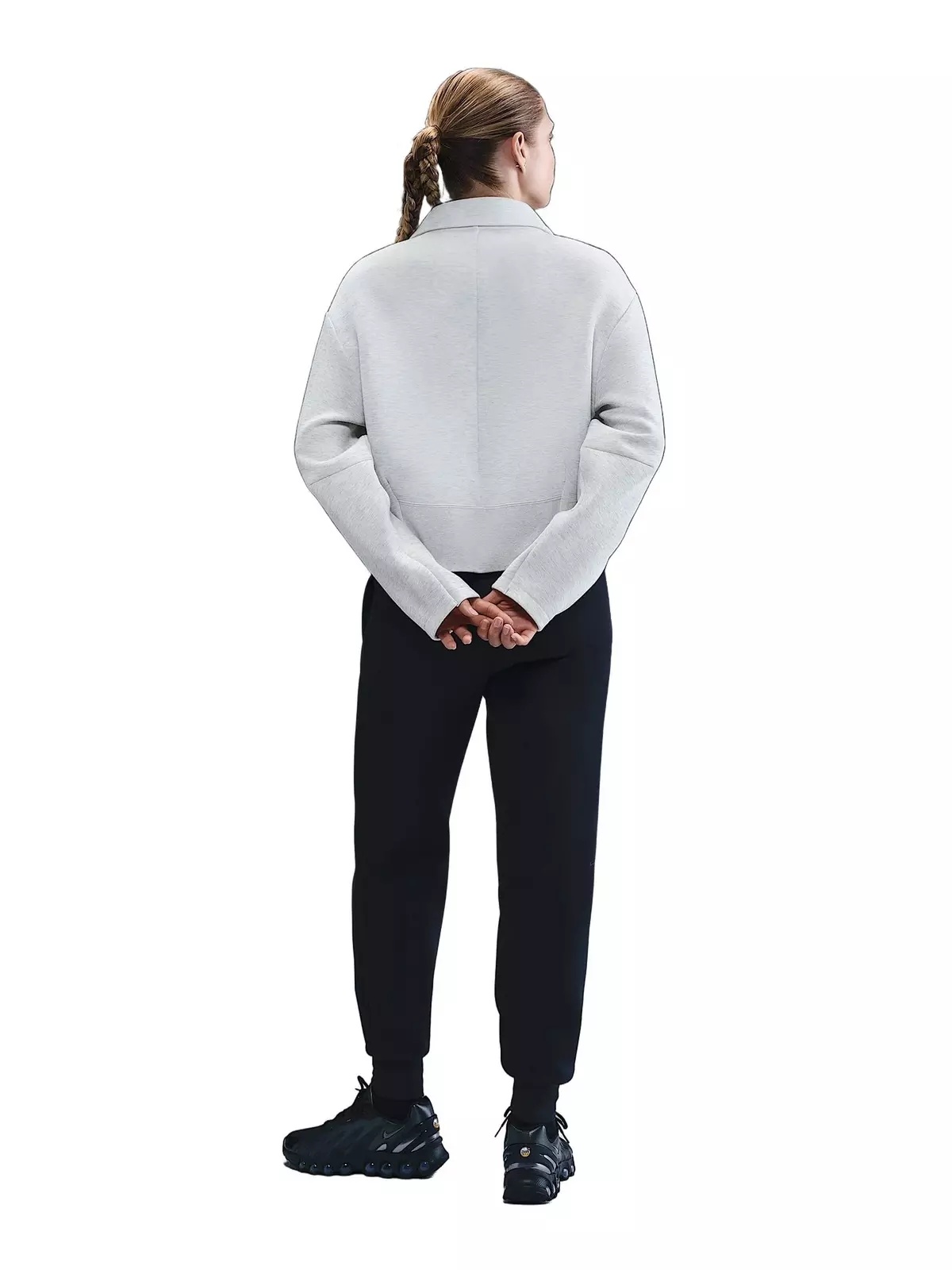 Women's Sportswear Tech Fleece Tailored Jacket -Lt Grey - 5