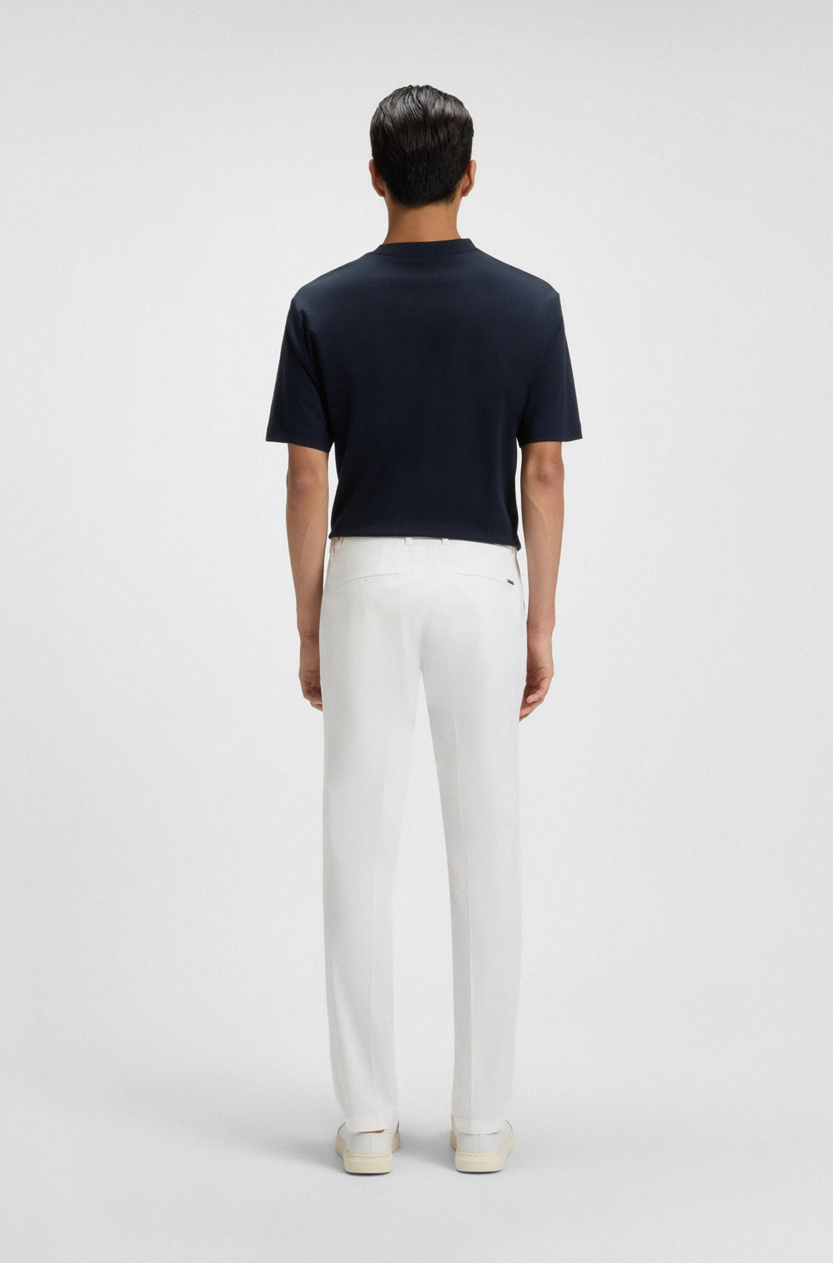 FORMAL TROUSERS IN COMFORT-STRETCH COTTON - 4