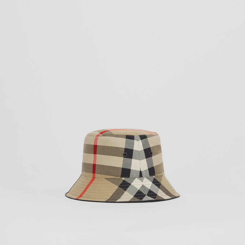 Check Cotton Bucket Hat 5