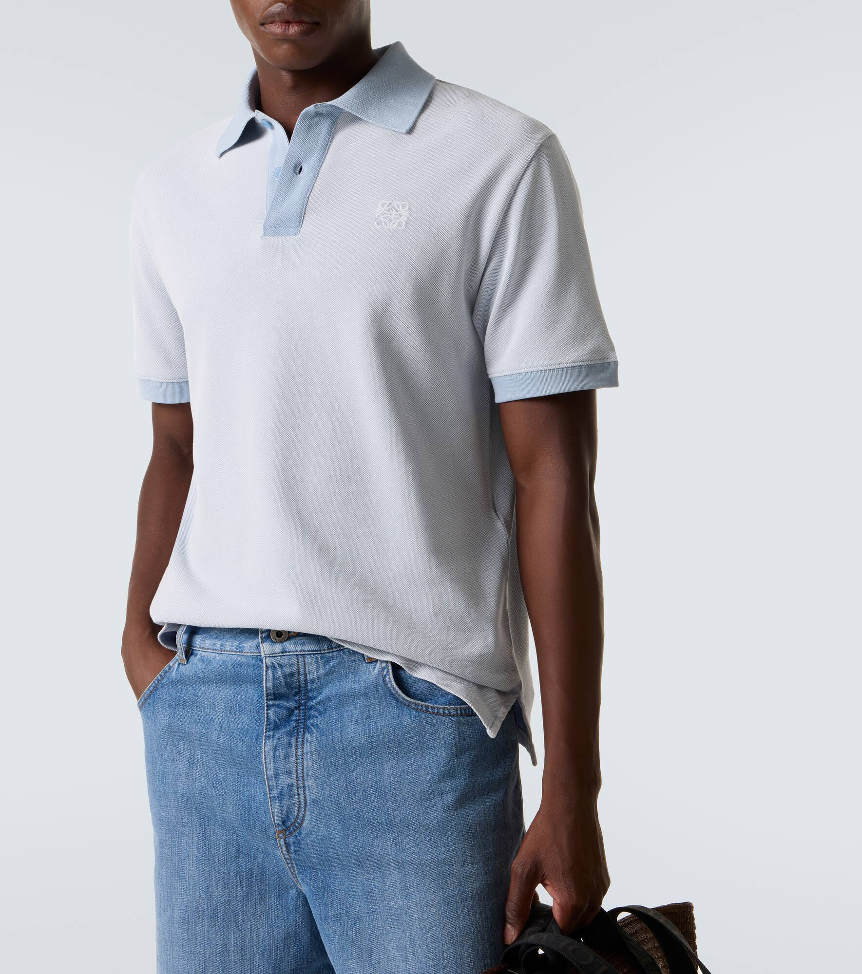 Cotton piqué polo - 5