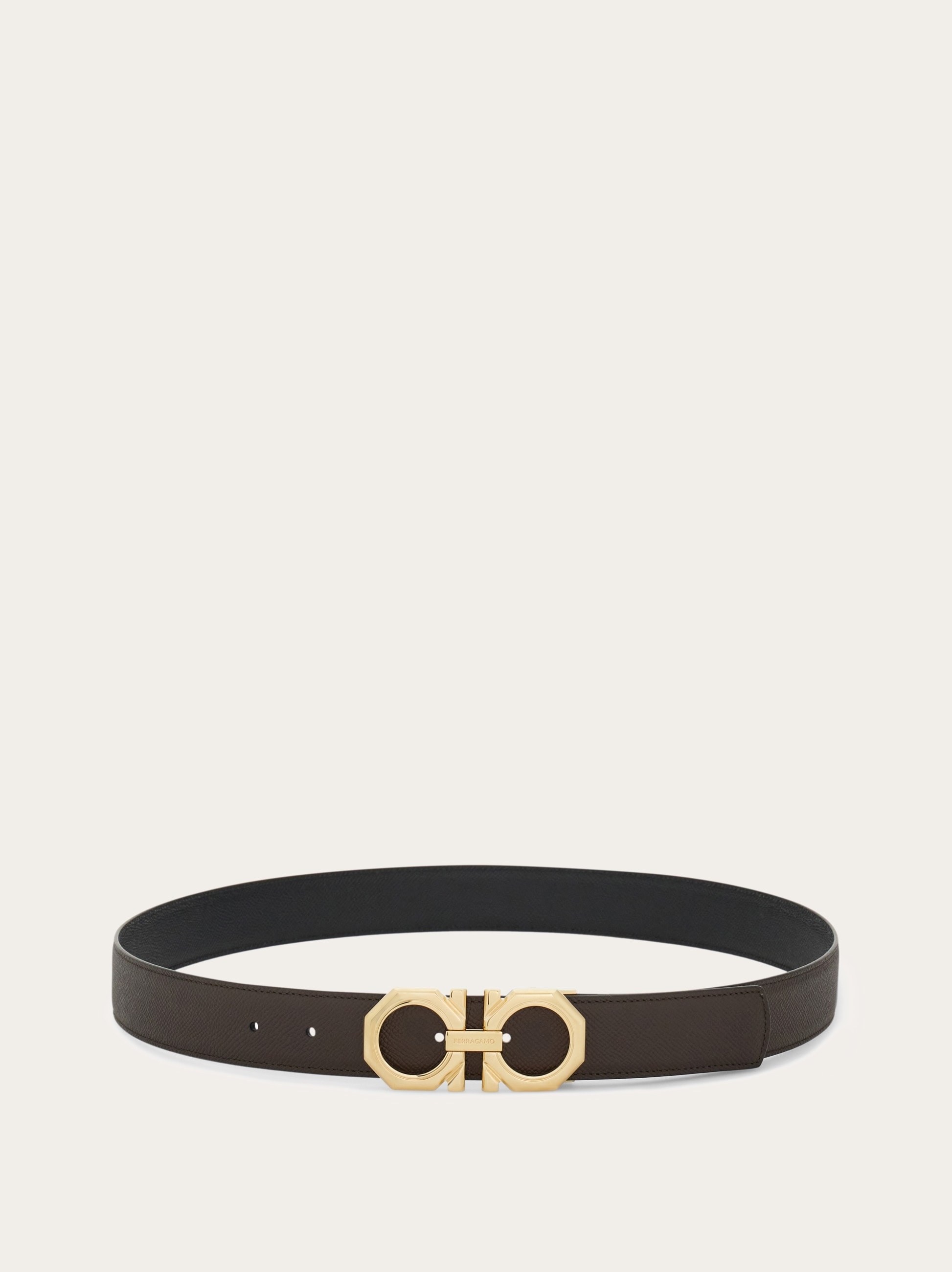 Reversible and adjustable Gancini belt - 3