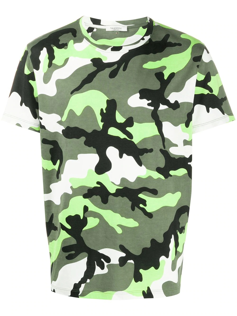 camouflage print T-shirt - 1