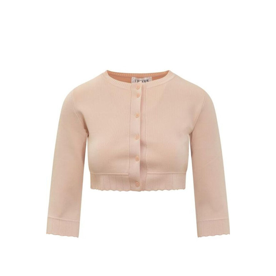 Victoria Beckham Pointelle Cropped Cardigan - 5
