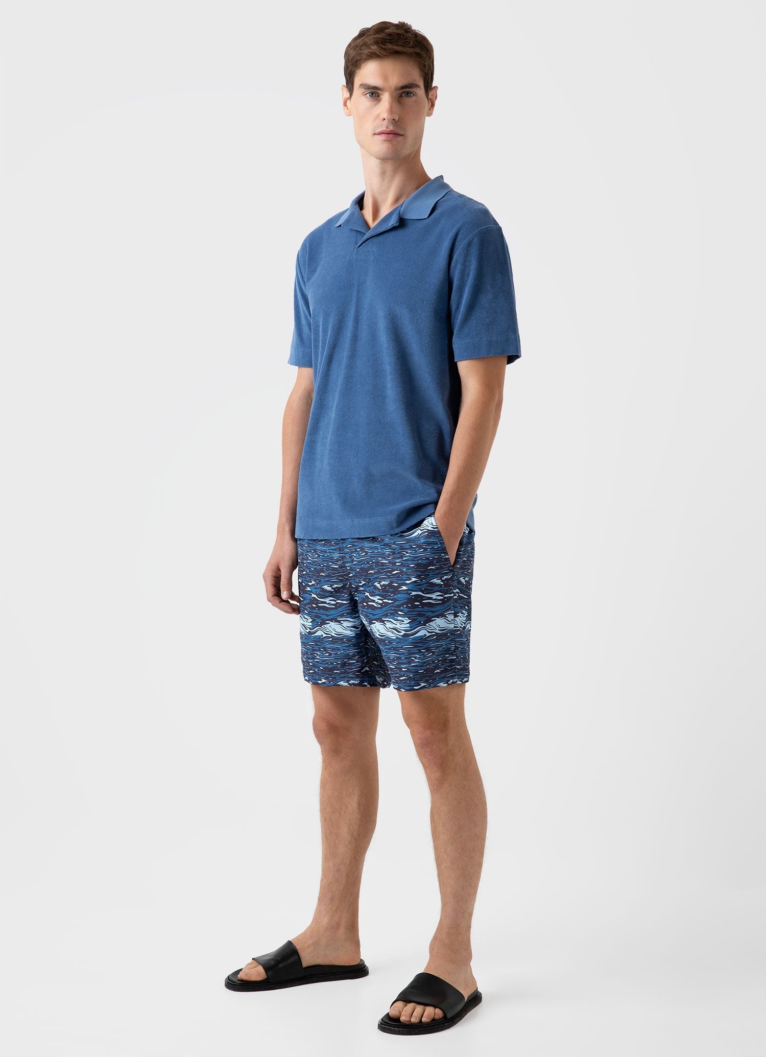 Drawstring Swim Shorts - 3