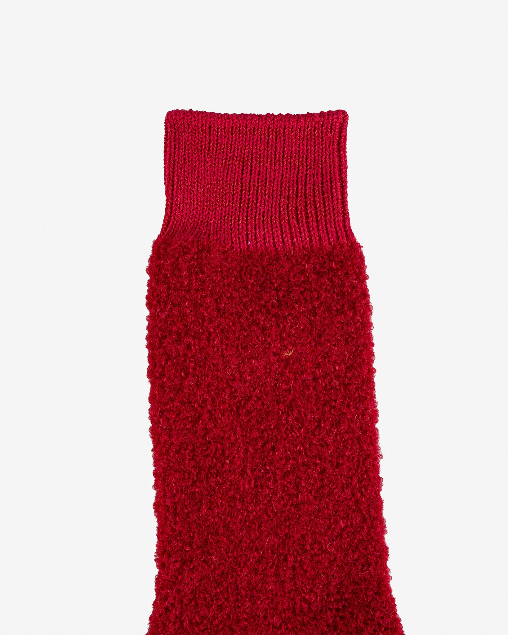 DEC-BAM-RED Decka Baby Alpaca & Merino Wool Socks - Red - 2