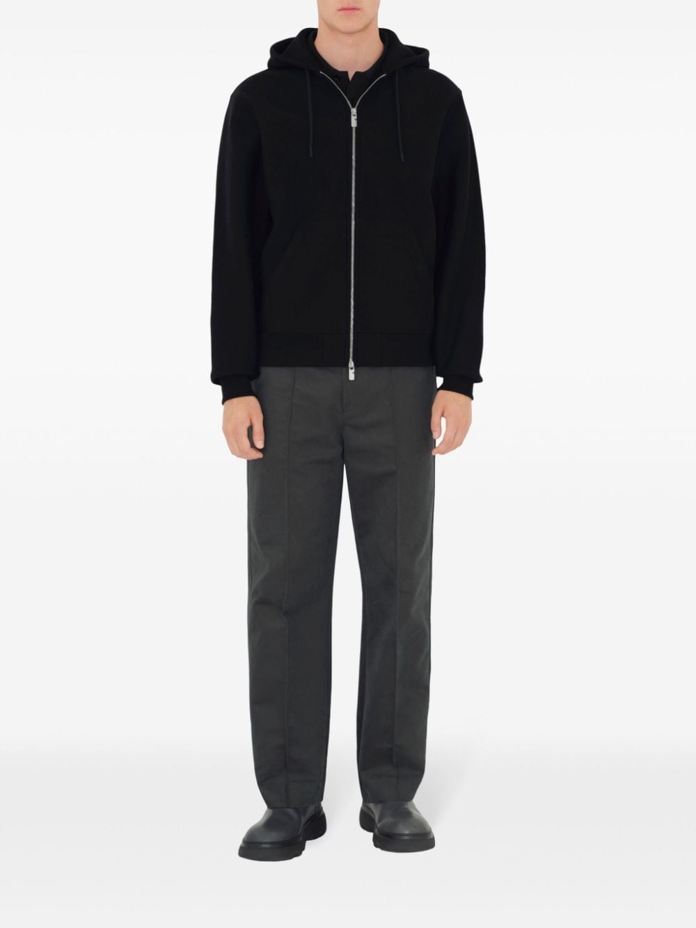 logo zip hoodie - 2