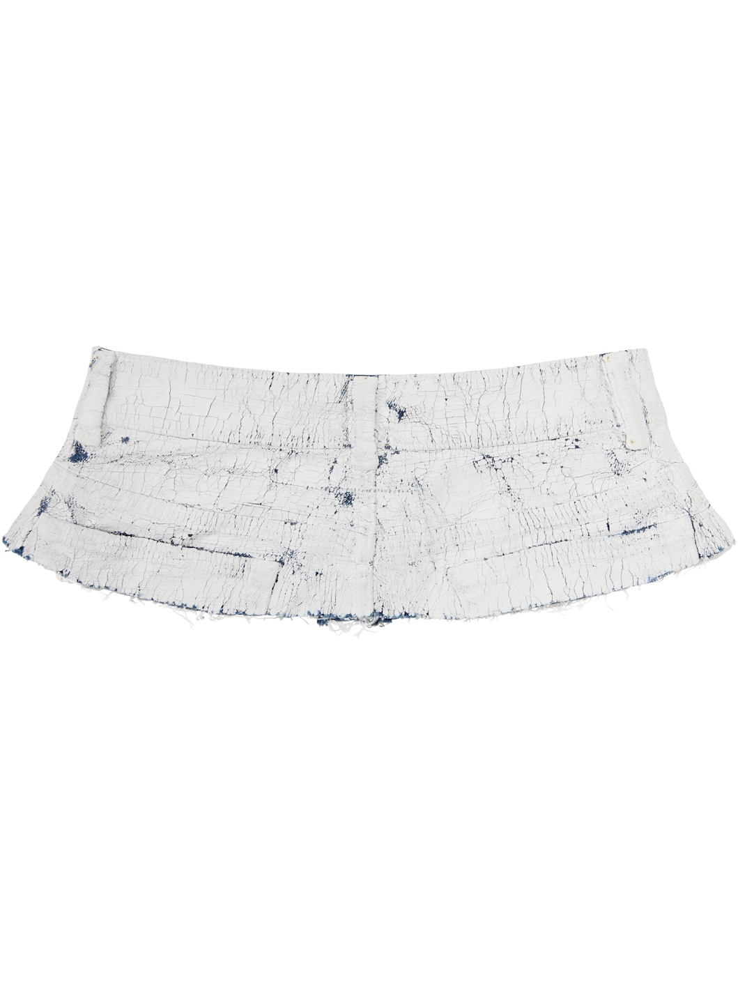 White & Blue Denim Belt - 2