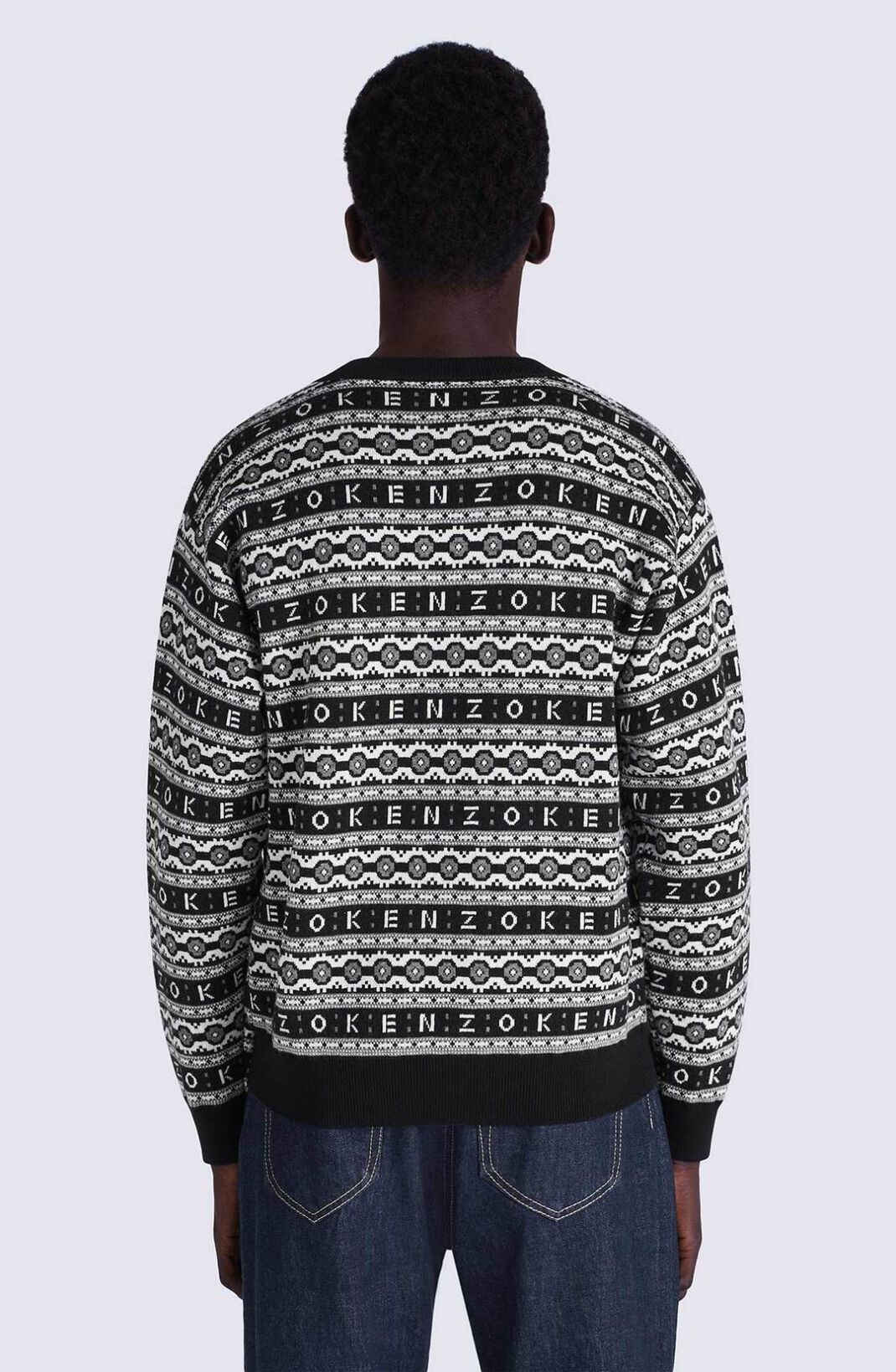 Merino wool jacquard jumper - 6