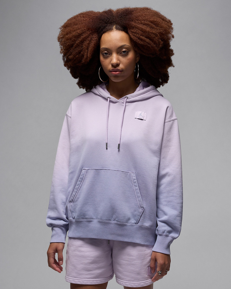 Jordan Flight Fleece Women's Satin-Lined Pullover Hoodie 1