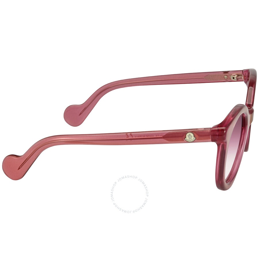 Moncler Mirrored Purple Gradient Round Ladies Sunglasses ML0015 75Z 51 24 140 - 3