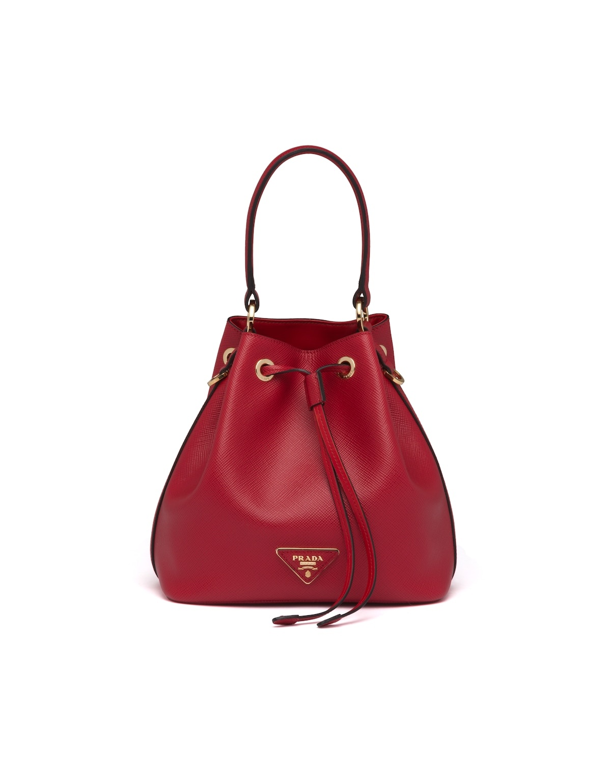 Saffiano Leather Bucket Bag - 1