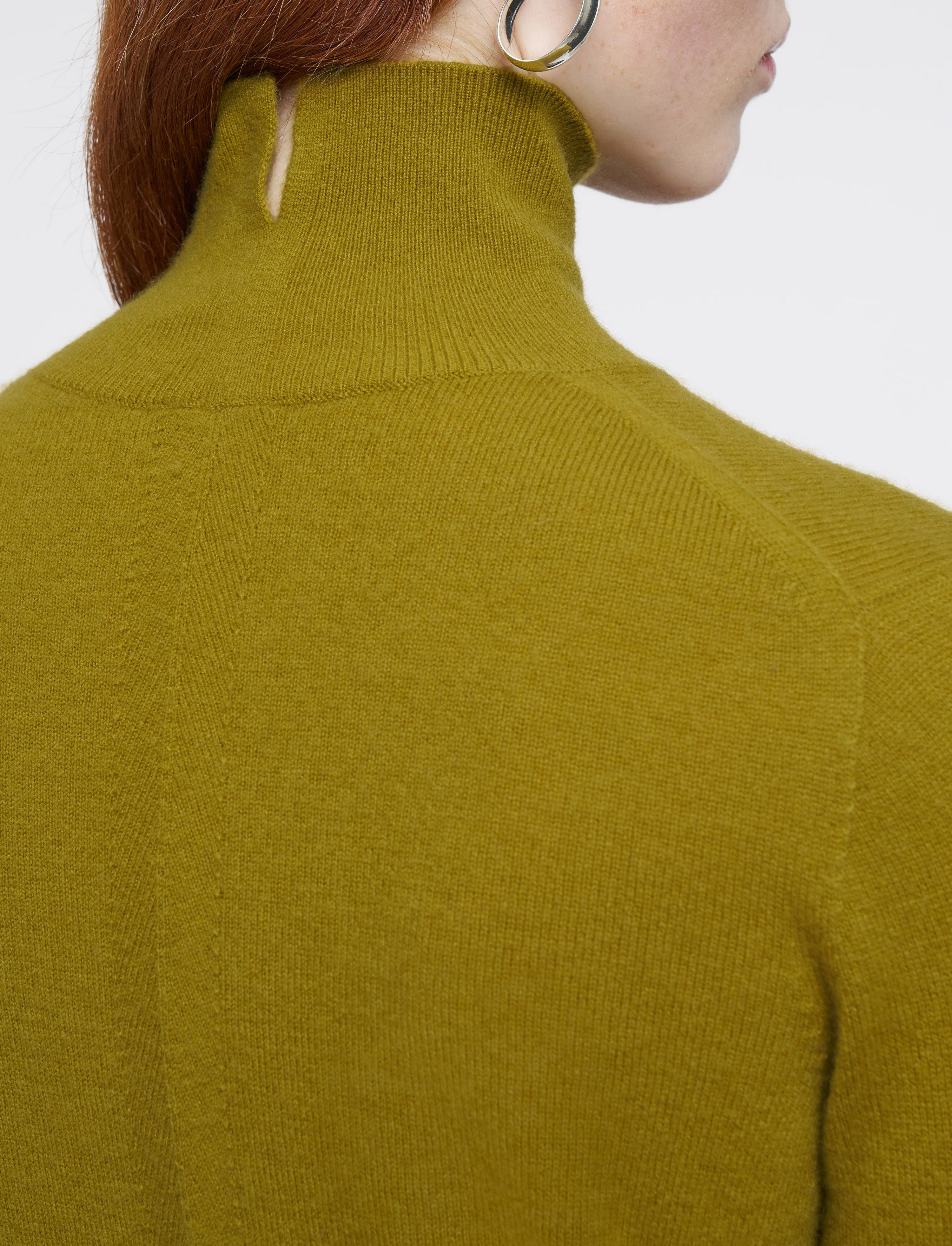 Light Pure Cashmere High Neck Jumper - 6