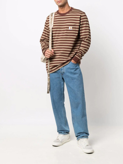 Carhartt striped long-sleeve T-shirt outlook