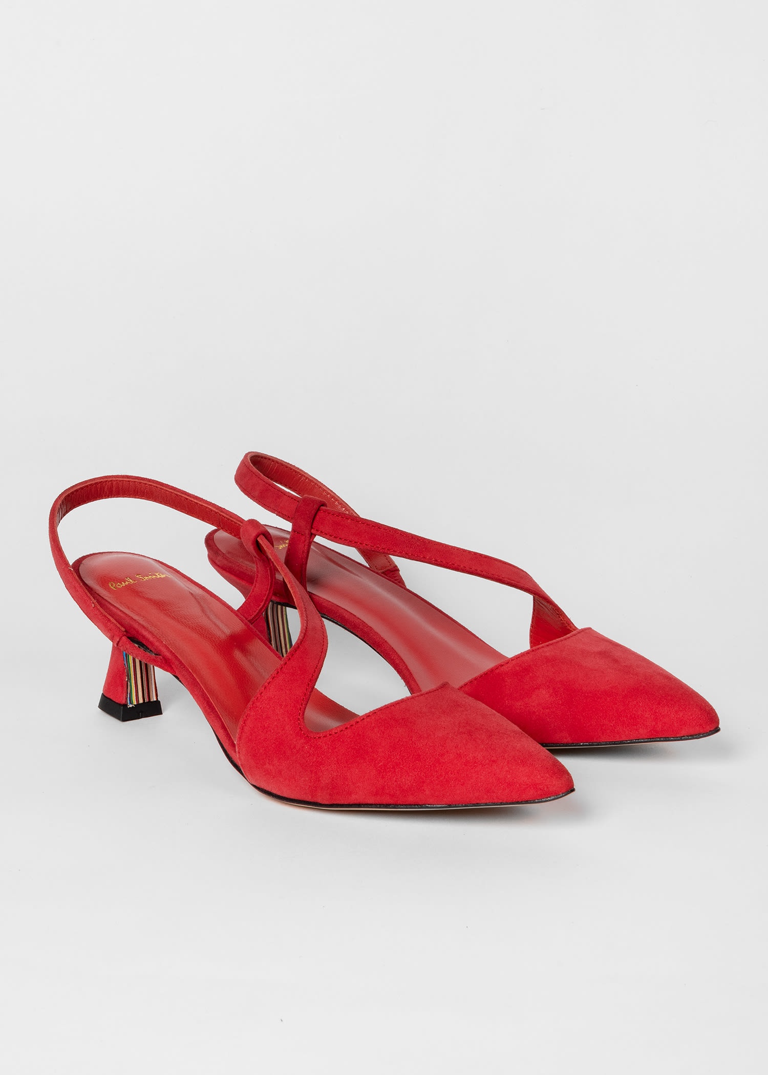 Raspberry 'Cloudy' Suede Heels - 3